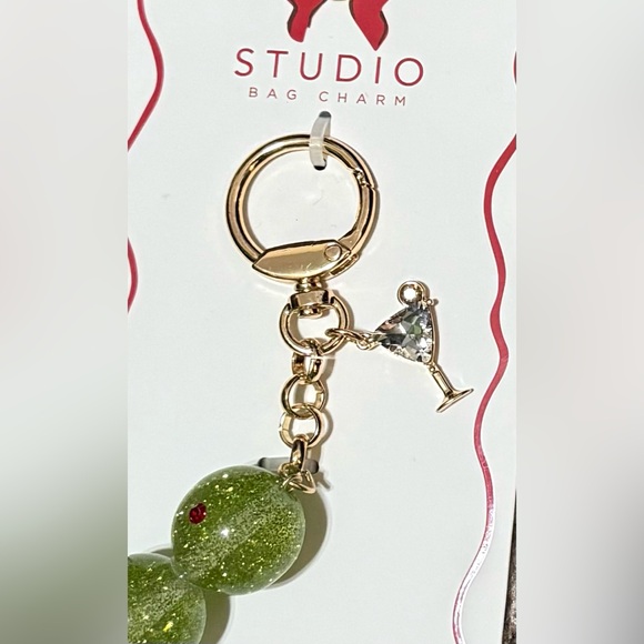 Studio Martini and Olives Bag Charm - Picture 3 of 3
